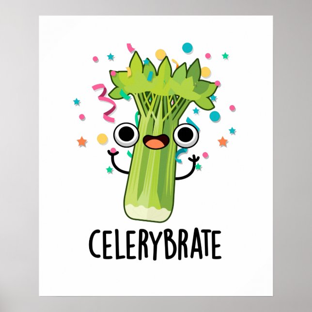 Poster Aipo Funny Veggie Celery Pun (Frente)