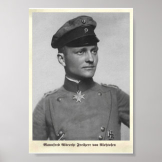 Póster Air Aces: Mannfred von Richtofen - O Barão Vermelh