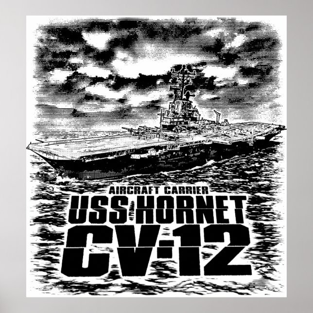 Poster Aircraft carrier Hornet (Frente)
