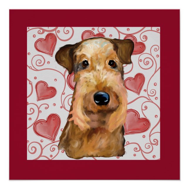 Póster Airedale Terrier (Frente)