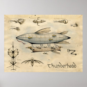 Póster Airship Thunderhead