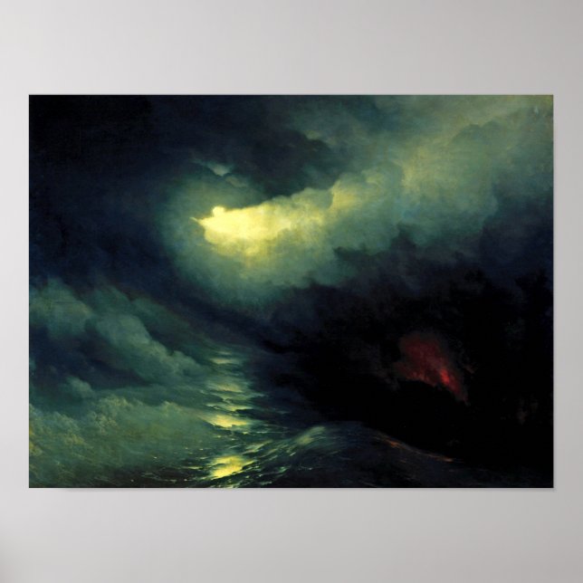 Poster Aivazovsky - A Criação do Mundo (Frente)