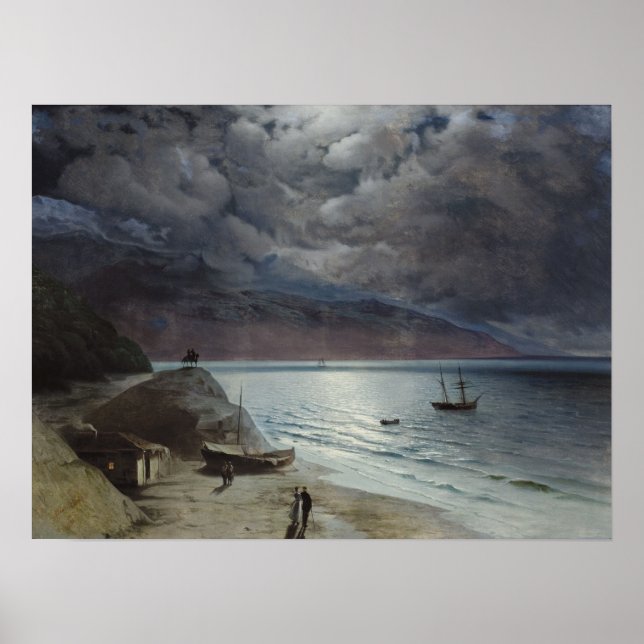 Poster Aivazovsky - Noite Em Gurzuf (Frente)