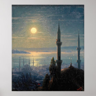 Poster Aivazovsky - Vista De Constantinopla 1876