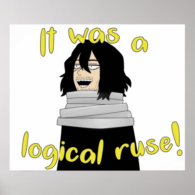 Poster Aizawa Ruse Lógico (Frente)