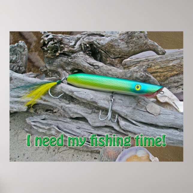 Poster AJS Popper Water Dragon Tempo de Pesca (Frente)