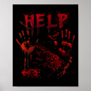 Poster Ajuda divertida Matchi de Figurino de Halloween co