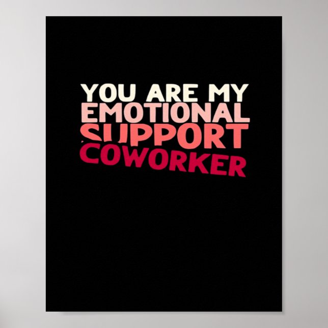 Poster Ajuda Emocional Colega de Trabalho Viral Largura (Frente)