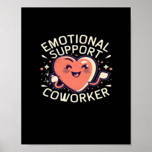 Poster Ajuda emocional Colega Funny Sloth e Cotação