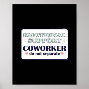 Poster Ajuda Emocional Cotrabalhador Mais Emprego Emp