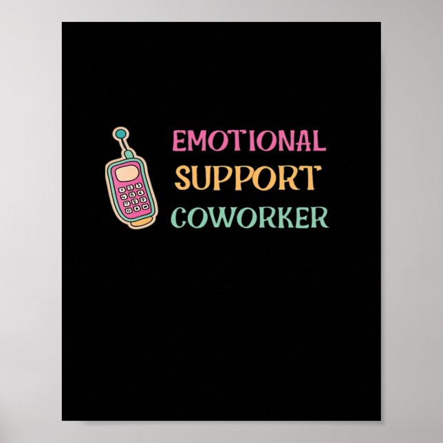 Poster Ajuda Emocional Coworker Basic (Frente)