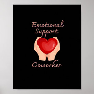 Poster Ajuda Emocional Coworker Viral Cote e Largura