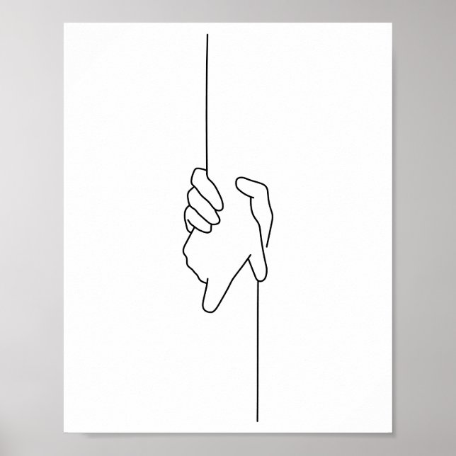 Poster Ajudando uma à outra Ilustração (Frente)