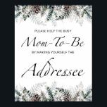 Poster Ajude a Buscar o Endereço a Ser da Mãe Ocupada e o<br><div class="desc">Queda Ajude o Busy Mãe-to-Be Endereço um Poster de Envelope. Visualize o link de coleção nesta página para ver todos os itens correspondentes nesta bela design.</div>