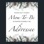 Poster Ajude a Buscar o Endereço a Ser da Mãe Ocupada e o<br><div class="desc">Queda Ajude o Busy Mãe-to-Be Endereço um Poster de Envelope. Visualize o link de coleção nesta página para ver todos os itens correspondentes nesta bela design.</div>