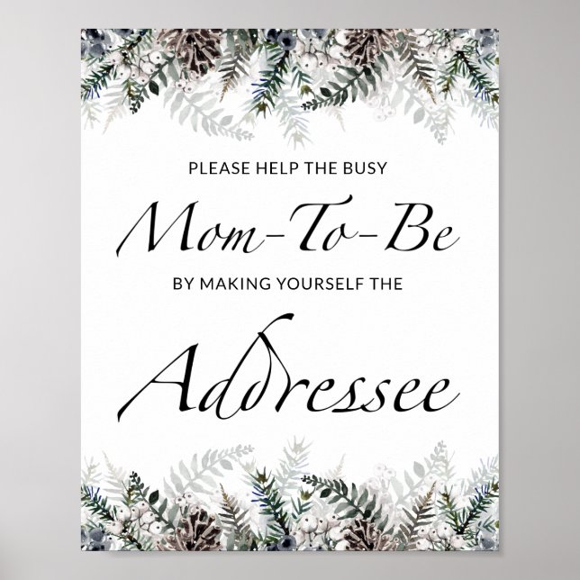 Poster Ajude a Buscar o Endereço a Ser da Mãe Ocupada e o (Frente)