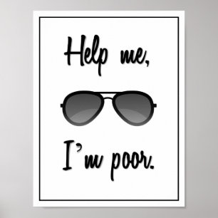Póster Ajude-me, sou pobre