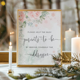 Poster Ajude os Pais Ocupados a Endereçar um Envelope