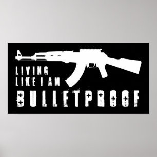 Póster ak47: vida como eu sou à prova de balas