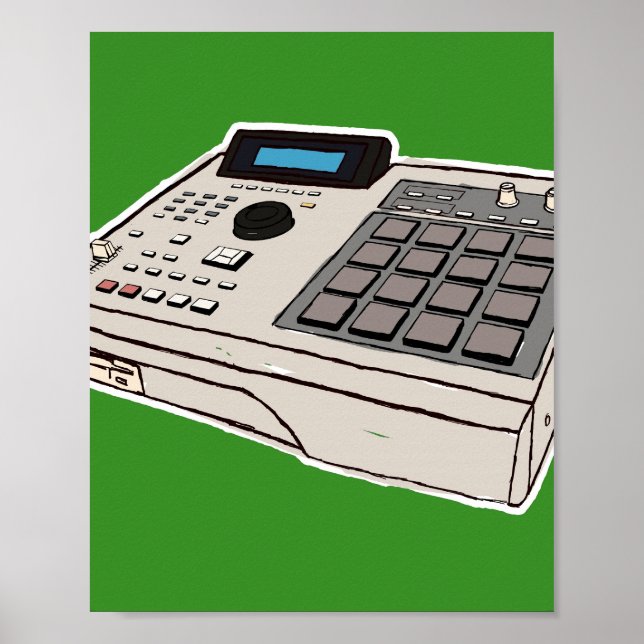 POSTER AKAI MPC 2000 (Frente)