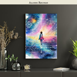 Poster Akashic Records Astral Viagem OBE Lucid Dreaming