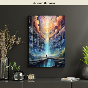 Poster Akashic Records Astral Viagem OBE Lucid Dreaming
