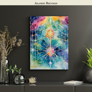 Poster Akashic Records Astral Viagem OBE Lucid Dreaming