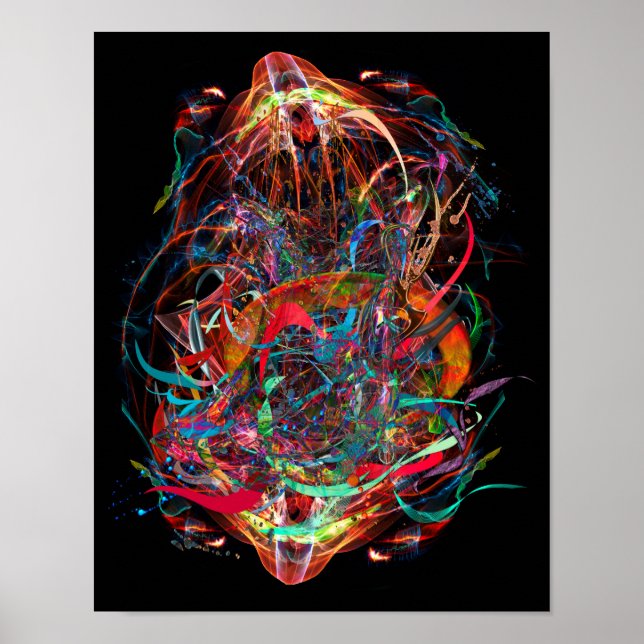 Poster AKASHIC RECORDS Consciência do Cosmos (Frente)