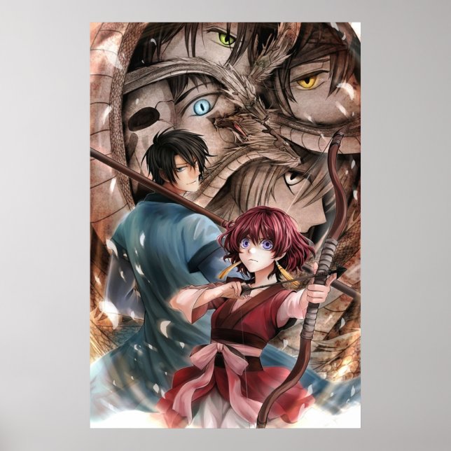 Poster Akatsuki no Yona Yona do Dawn (Frente)