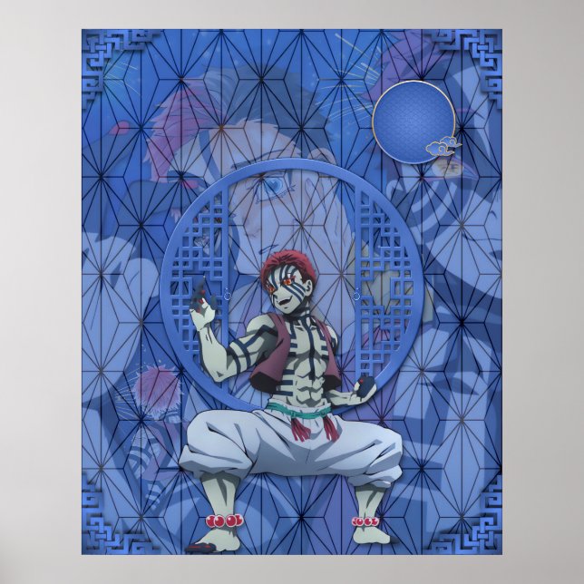 Poster Akaza Upper Moon 3 (Frente)