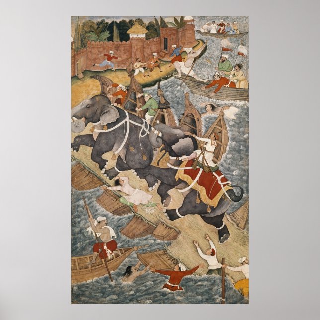 Poster Akbar Tames, o Elefante Savage, Hawa'i (Frente)