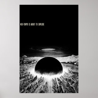 Poster Akira Neotokyo está prestes a explodir