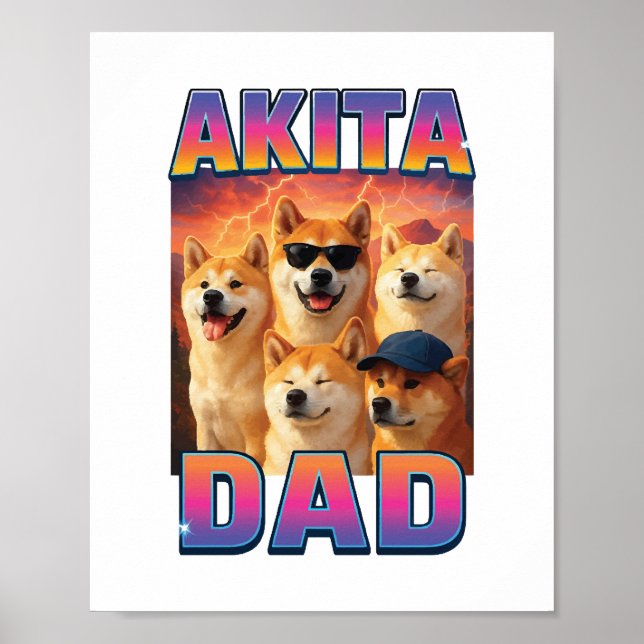 Poster Akita (Frente)