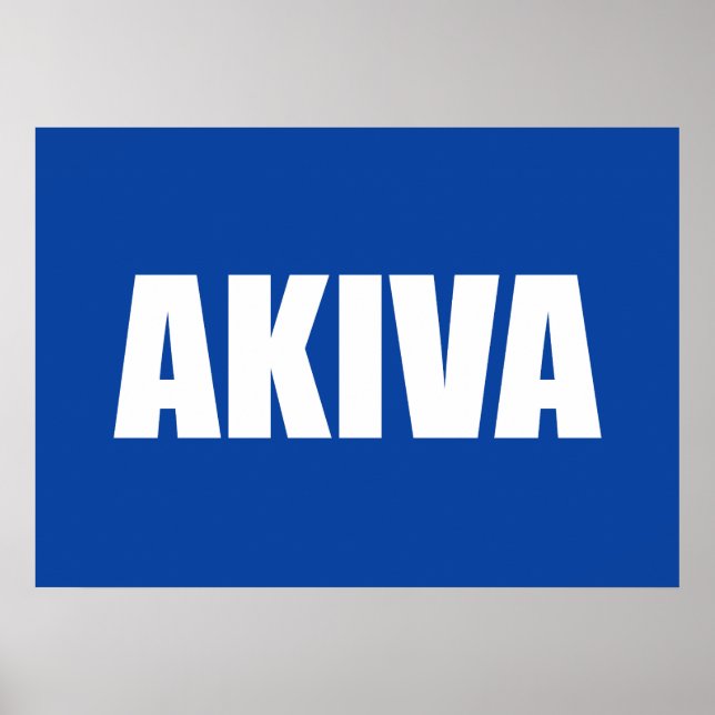 Poster Akiva (Frente)