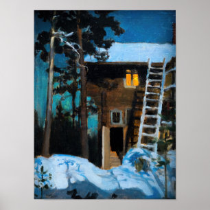 Poster Akseli Gallen-Kallela - Kalela no Inverno
