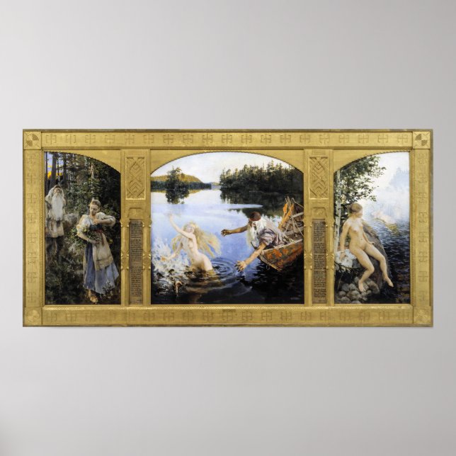 Poster Akseli Gallen-Kallela - Mito Aino (Frente)