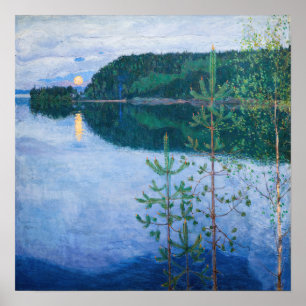 Poster Akseli Gallen-Kallela - Primavera Night