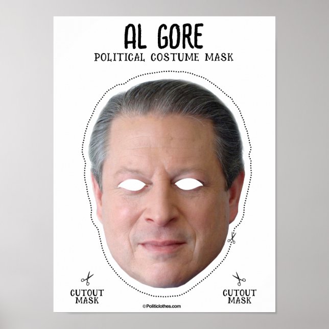 Poster Al Gore Costume Mask (Frente)