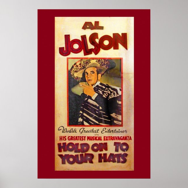 Póster Al Jolson Theater Promo (Frente)