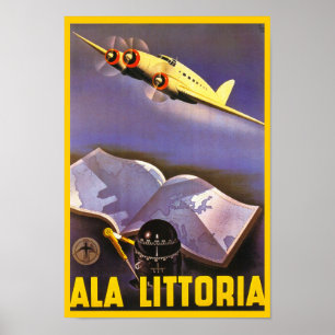 Póster Ala Littoria