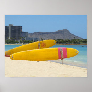 Poster Ala Moana Surfboards