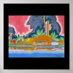 Póster Ala Wai, Honolulu por Arman Manookian c. década de