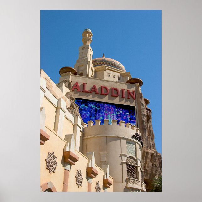 Póster Aladdin Casino Las Vegas (Frente)