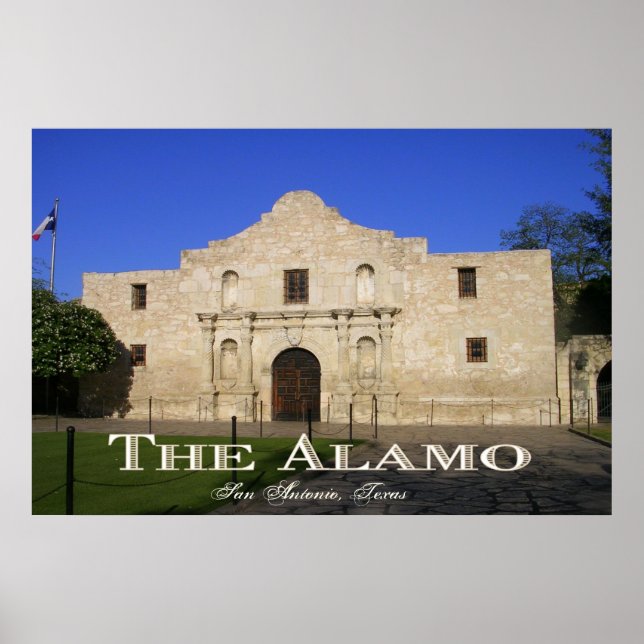Póster Alamo, San Antonio Texas (Frente)