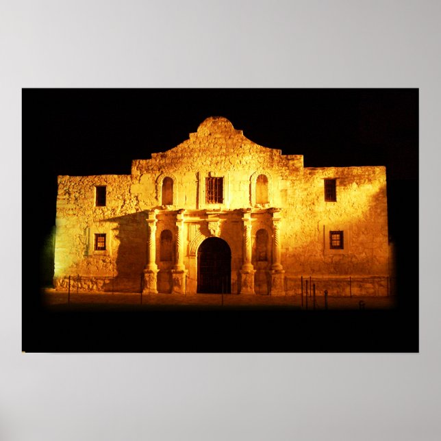 Póster Alamo, San Antonio, Texas (Frente)