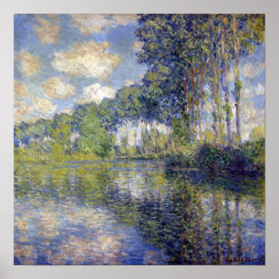 Poster Álamos de Claude Monet no Epte