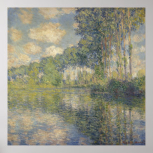 Poster Álamos na Epte - Monet