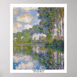 Poster Álamos no Epte por Claude Monet