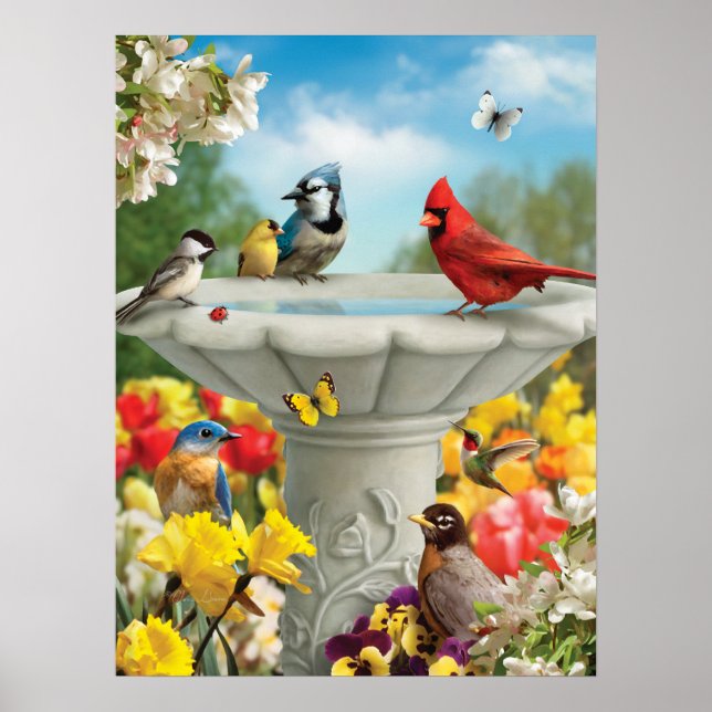 Poster Alan Giana "Garden Friends" (Frente)