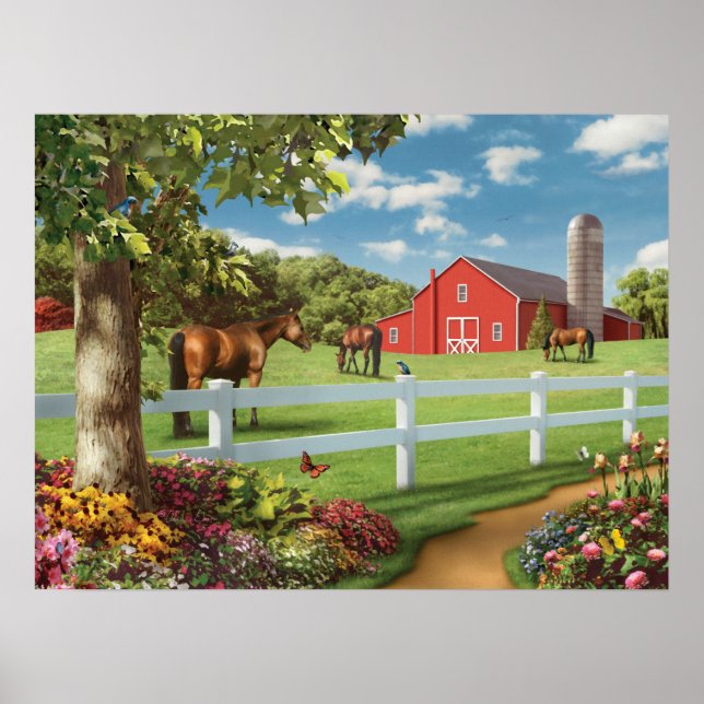 Poster Alan Giana "Pastures of Chance 2" (Frente)